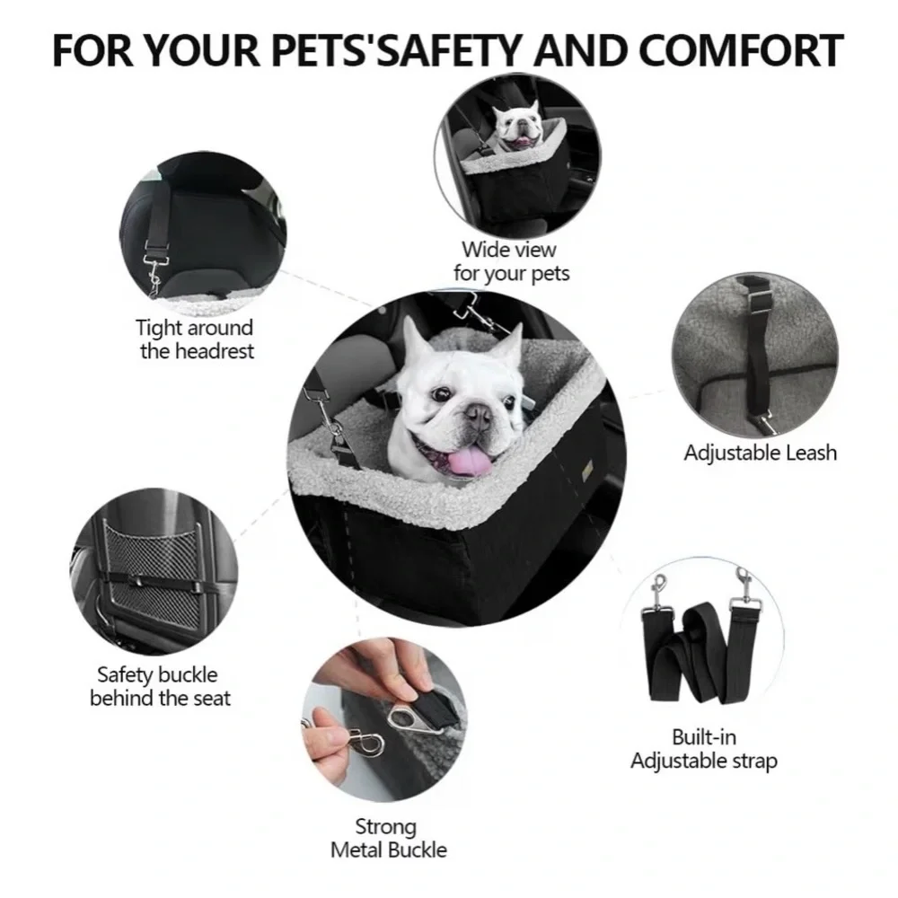Pink Pet Car Seat